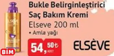 ELSEVE BUKLE BELİRGİNLEŞTİRİCİ SAÇ BAKIM KREMİ